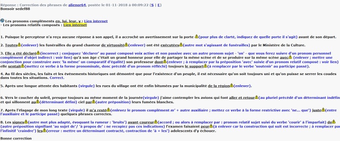 To Learn French dot com screen shot forum help 2